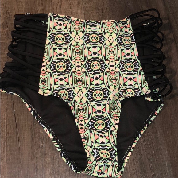 High Waisted Bikini Bottoms - Picture 1 of 3